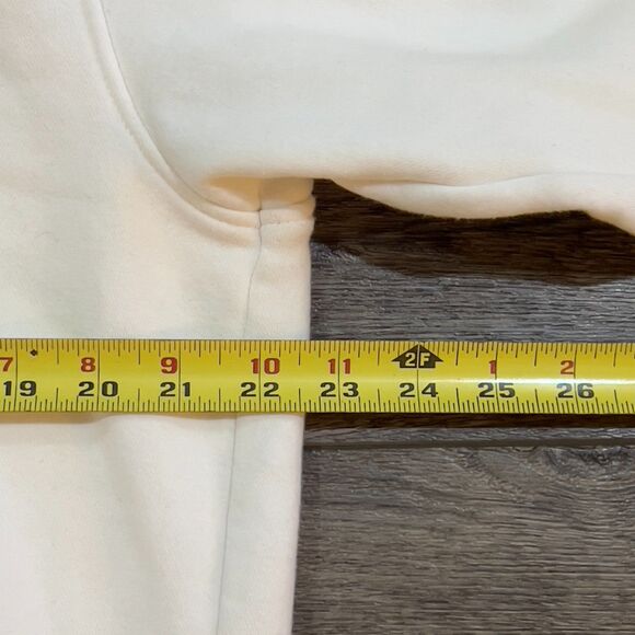 Vintage Y2K Adidas Full Zip Jacket Spell Out Hoodie White Red 3 Stripes - Large - Picture 8 of 9